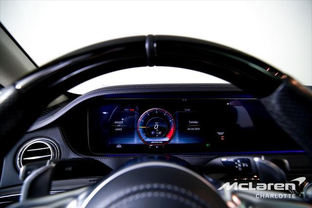 used 2019 Mercedes-Benz AMG S 63 car, priced at $79,996