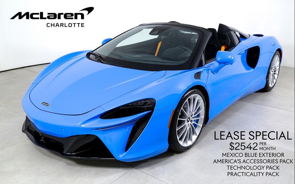 new 2025 McLaren Artura car, priced at $296,758