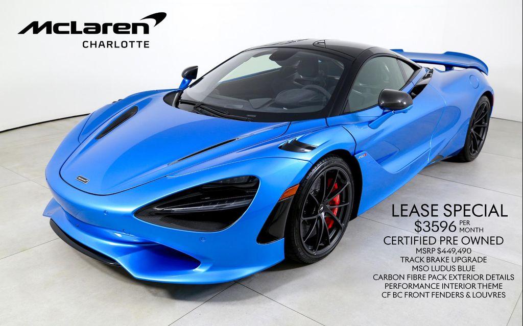 used 2024 McLaren 750S car, priced at $359,996