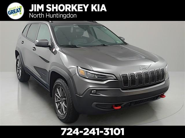 used 2021 Jeep Cherokee car, priced at $22,499