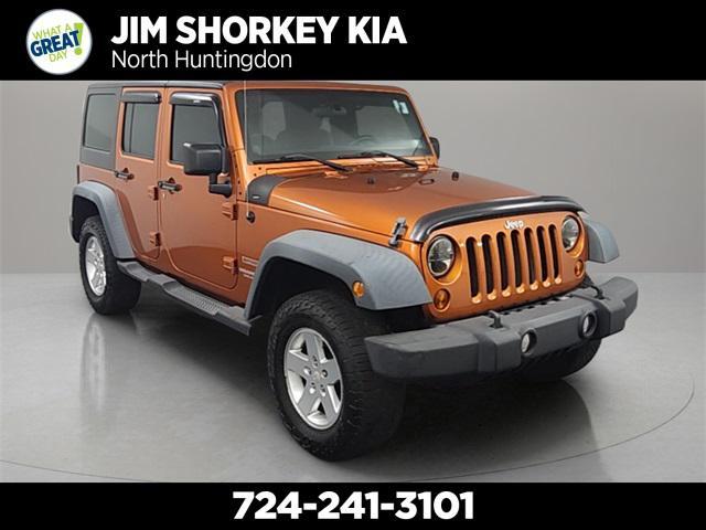 used 2011 Jeep Wrangler Unlimited car, priced at $14,295