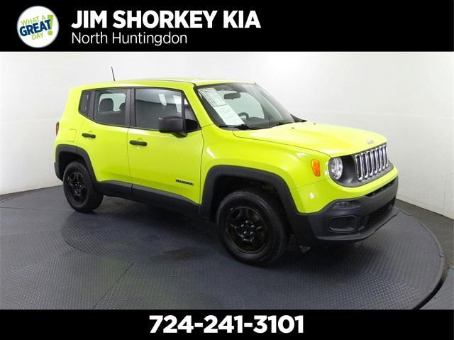 used 2018 Jeep Renegade car, priced at $17,144