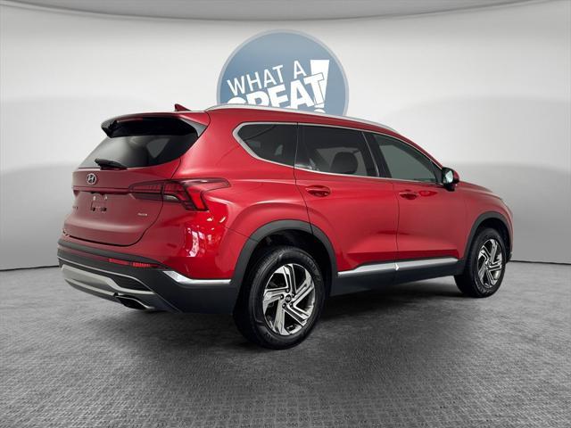 used 2021 Hyundai Santa Fe car, priced at $17,999