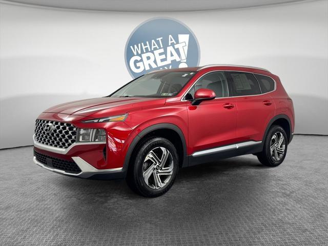 used 2021 Hyundai Santa Fe car, priced at $17,999