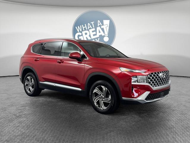 used 2021 Hyundai Santa Fe car, priced at $18,999