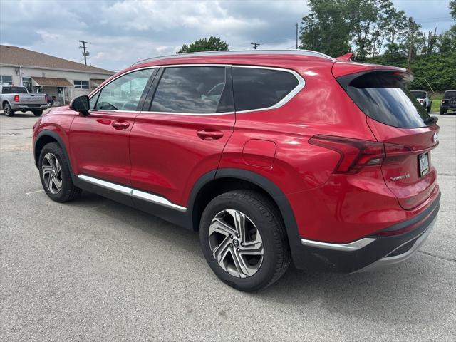 used 2021 Hyundai Santa Fe car, priced at $19,245