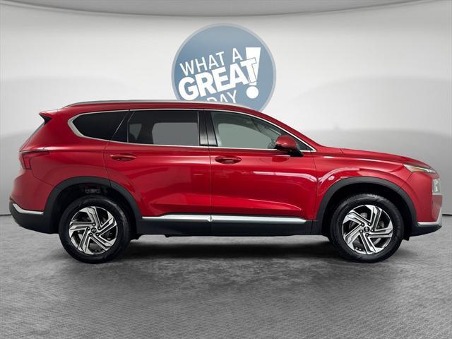 used 2021 Hyundai Santa Fe car, priced at $17,999