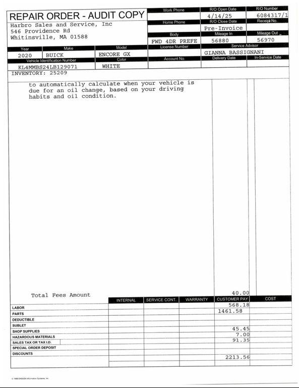 used 2020 Buick Encore GX car, priced at $18,999