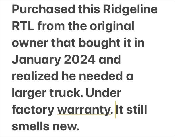 used 2023 Honda Ridgeline car, priced at $41,777