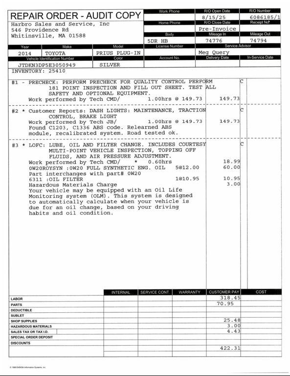 used 2014 Toyota Prius Plug-in car, priced at $15,497
