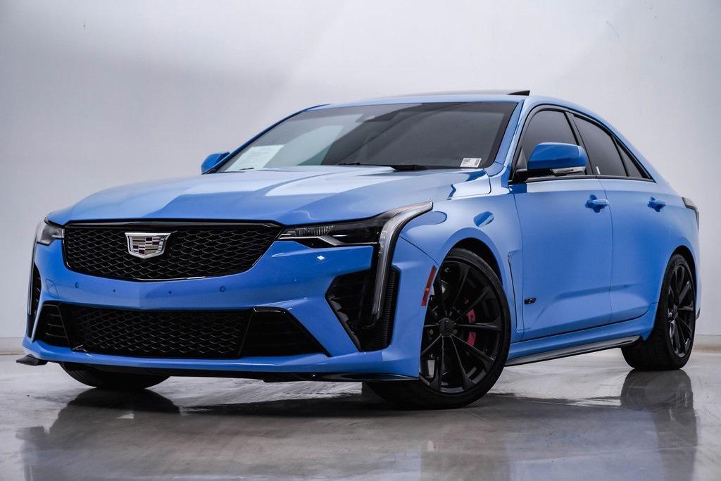 used 2022 Cadillac CT4-V car, priced at $57,800