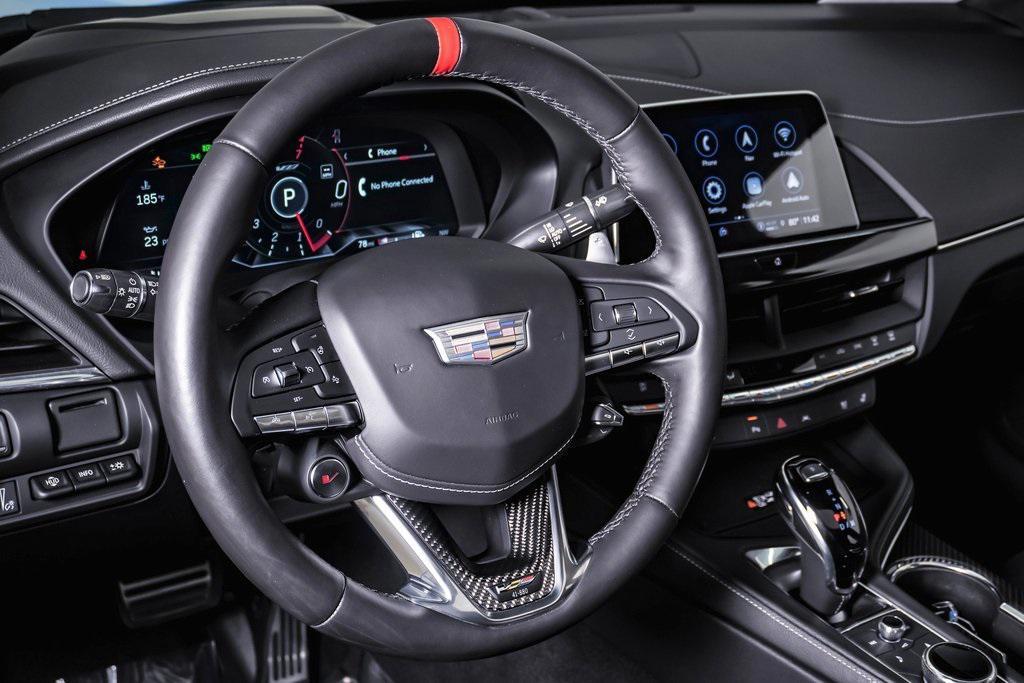 used 2022 Cadillac CT4-V car, priced at $57,800