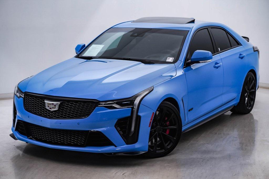 used 2022 Cadillac CT4-V car, priced at $57,800