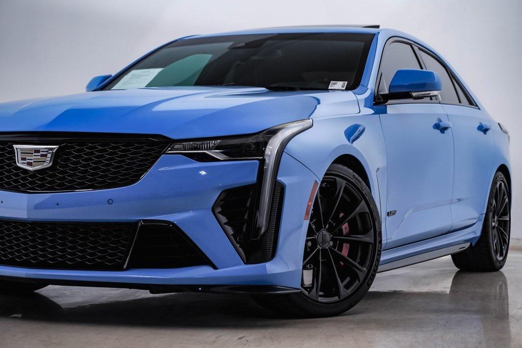 used 2022 Cadillac CT4-V car, priced at $57,800