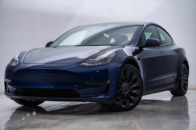 used 2022 Tesla Model 3 car, priced at $27,500