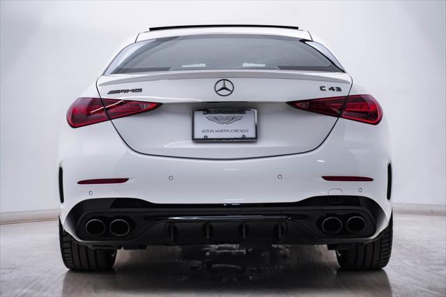 used 2023 Mercedes-Benz AMG C 43 car, priced at $53,800