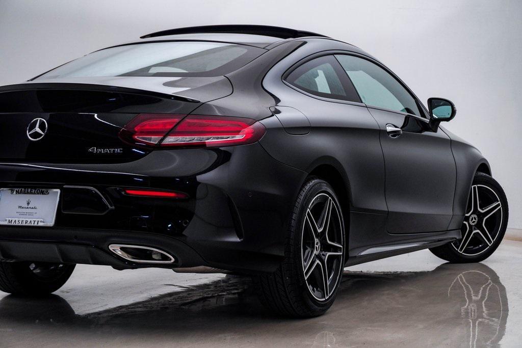 used 2022 Mercedes-Benz C-Class car, priced at $40,000