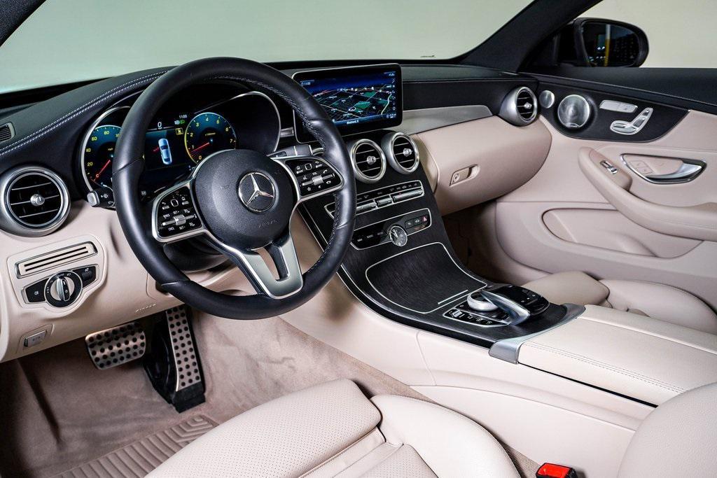 used 2022 Mercedes-Benz C-Class car, priced at $40,000