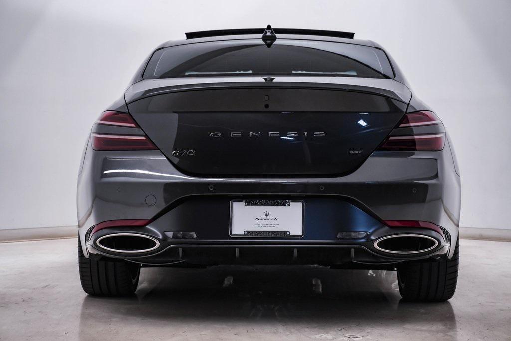 used 2025 Genesis G70 car, priced at $43,200