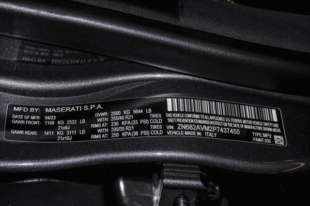 used 2023 Maserati Grecale car, priced at $62,800