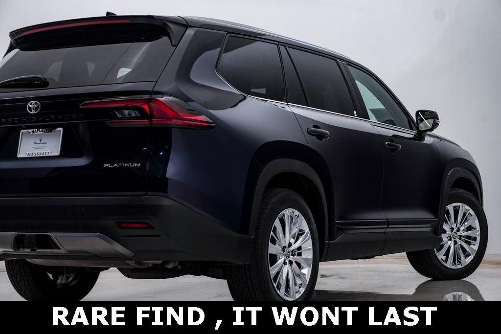 used 2025 Toyota Grand Highlander car, priced at $55,000