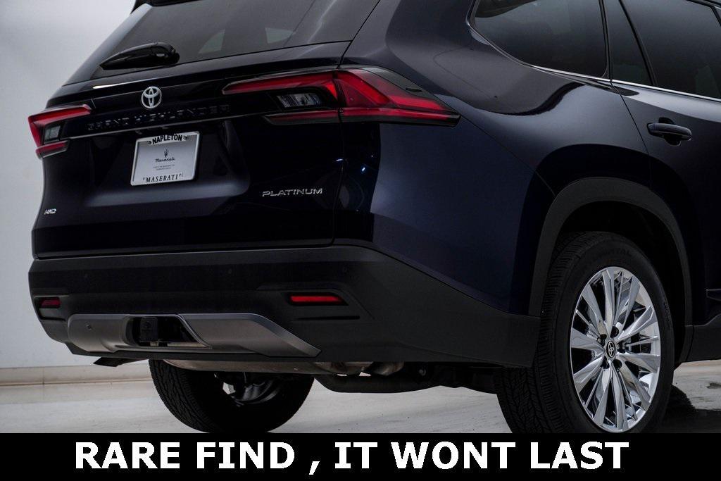 used 2025 Toyota Grand Highlander car, priced at $55,000