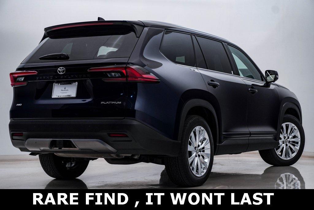 used 2025 Toyota Grand Highlander car, priced at $55,000