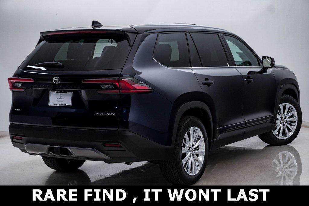 used 2025 Toyota Grand Highlander car, priced at $55,000