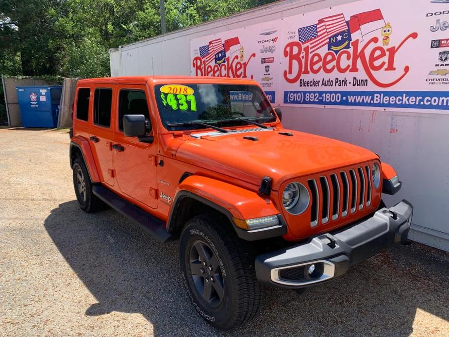 used 2018 Jeep Wrangler Unlimited car, priced at $30,655