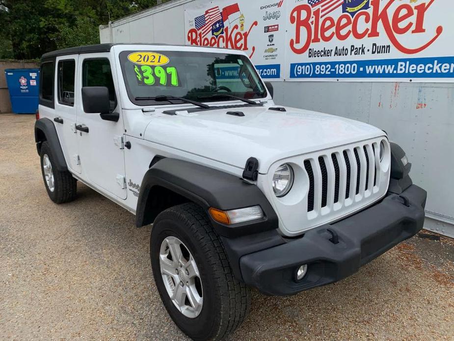 used 2021 Jeep Wrangler Unlimited car, priced at $30,489