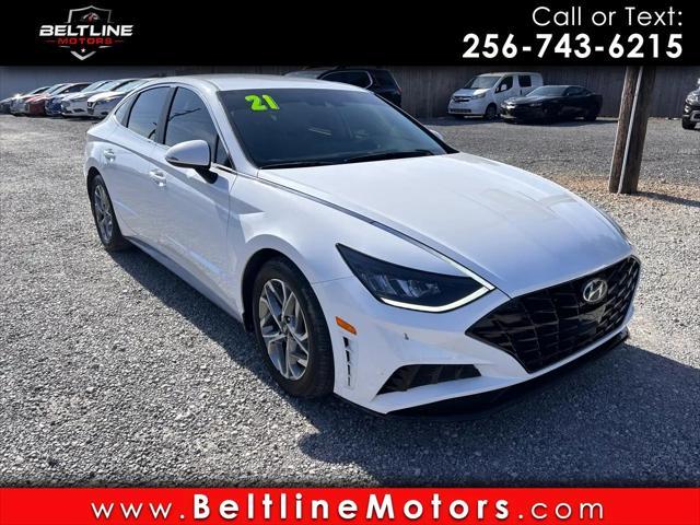 used 2021 Hyundai Sonata car, priced at $21,500