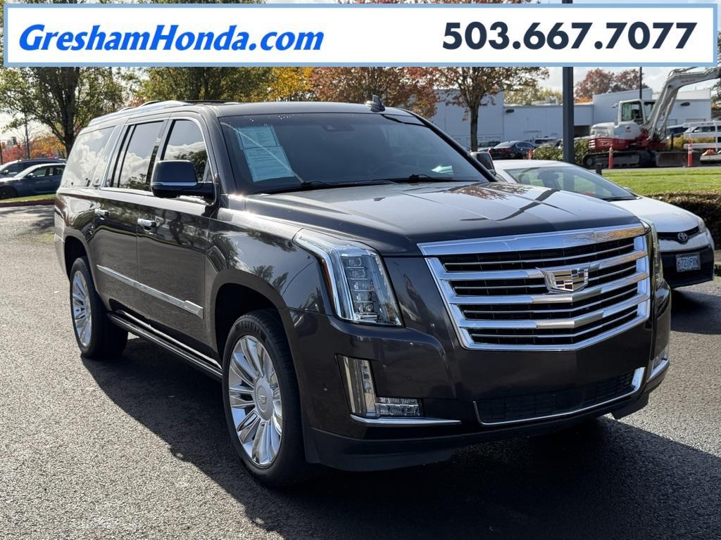 used 2018 Cadillac Escalade ESV car, priced at $35,953