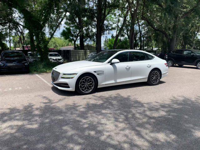 used 2021 Genesis G80 car, priced at $27,439