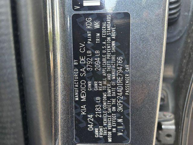 used 2024 Kia Forte car, priced at $19,705