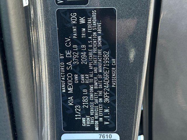used 2024 Kia Forte car, priced at $18,532