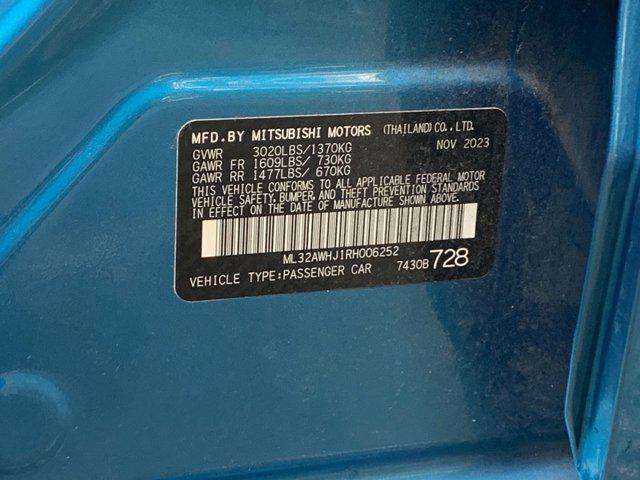 used 2024 Mitsubishi Mirage car, priced at $13,944