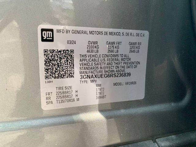used 2024 Chevrolet Equinox car, priced at $21,976