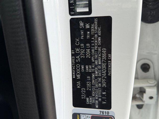 used 2024 Kia Forte car, priced at $16,328