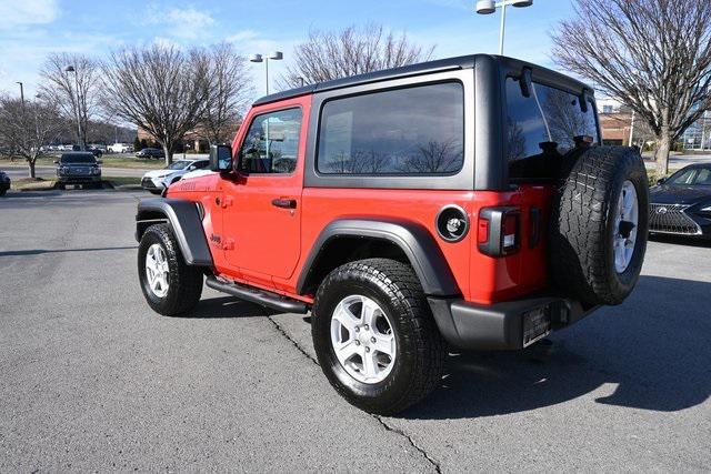 used 2021 Jeep Wrangler car, priced at $26,988