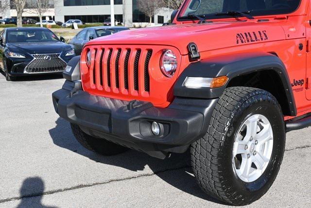 used 2021 Jeep Wrangler car, priced at $26,988