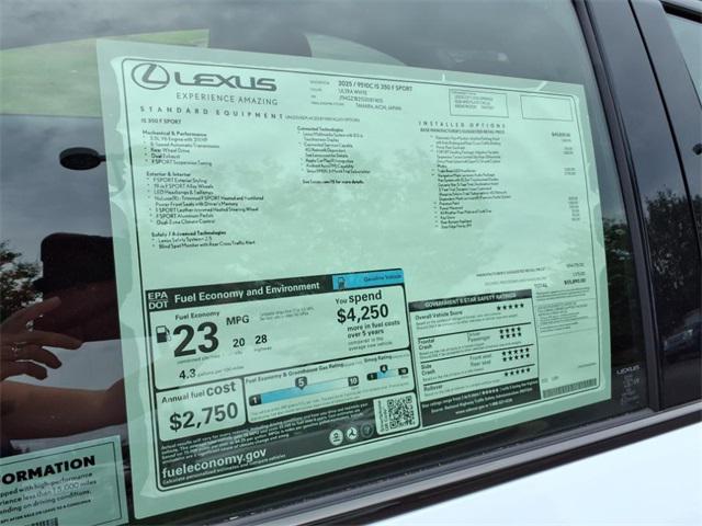 new 2025 Lexus IS 350 car, priced at $55,890