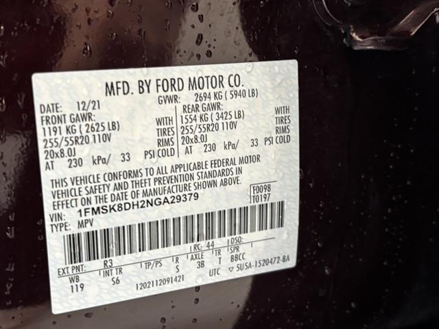 used 2022 Ford Explorer car, priced at $32,987