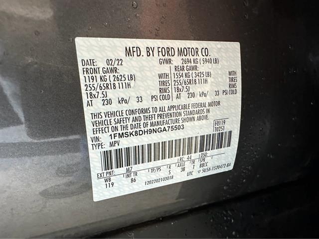 used 2022 Ford Explorer car, priced at $31,108