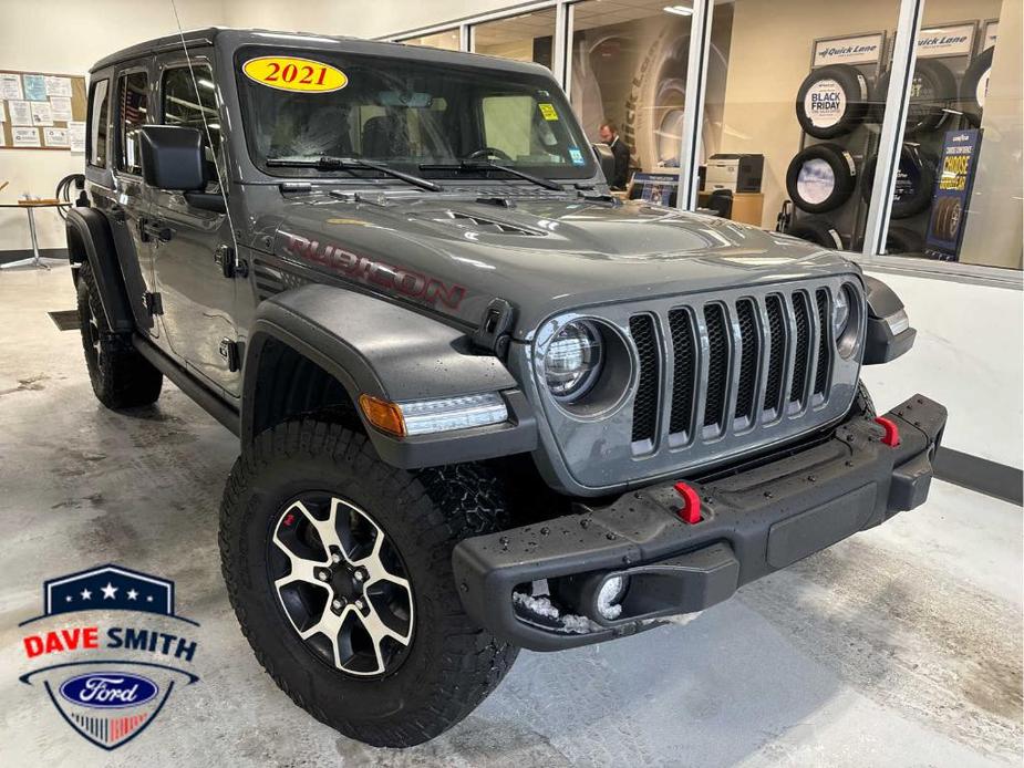 used 2021 Jeep Wrangler Unlimited car, priced at $32,725