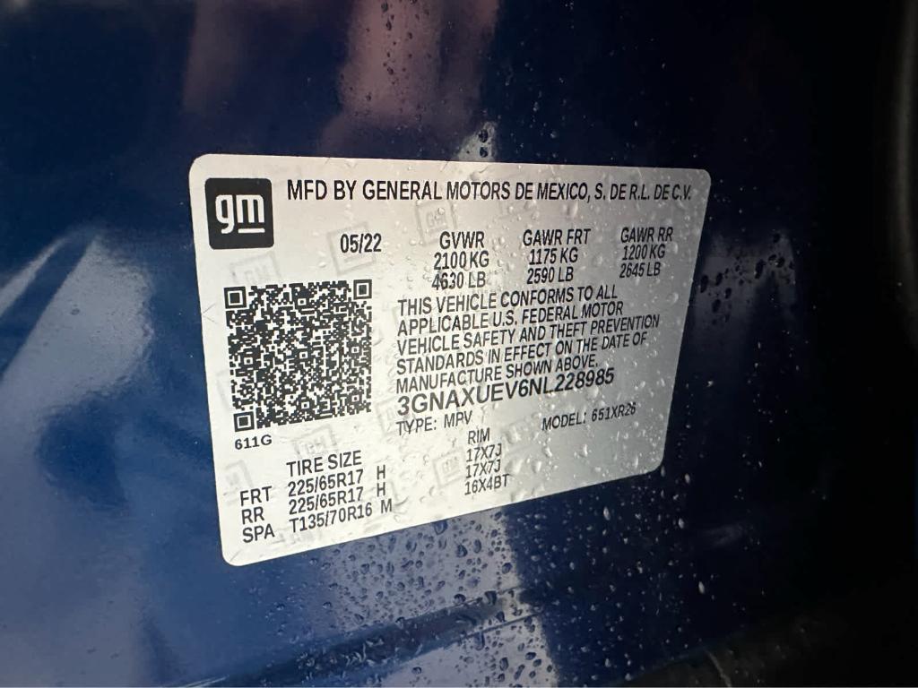 used 2022 Chevrolet Equinox car, priced at $22,568