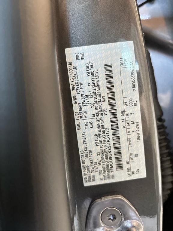 new 2025 Ford Escape car, priced at $30,689