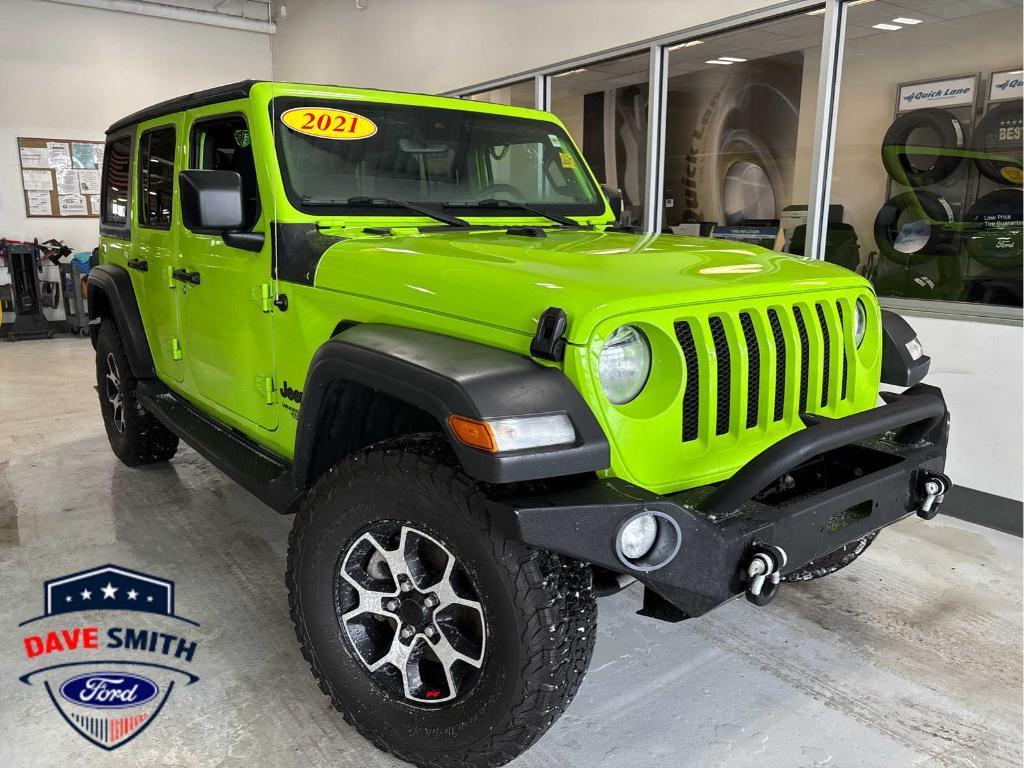 used 2021 Jeep Wrangler Unlimited car, priced at $28,913