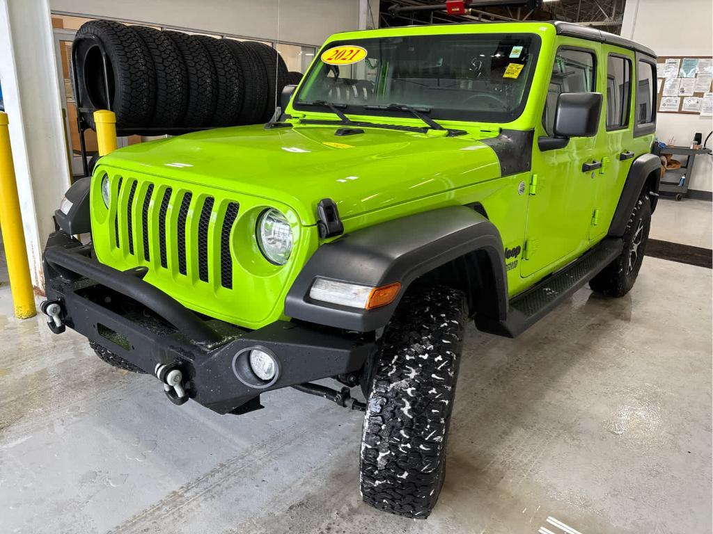 used 2021 Jeep Wrangler Unlimited car, priced at $28,913