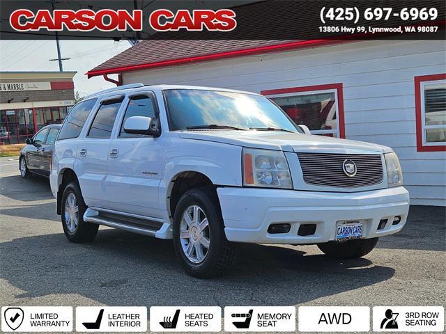used 2002 Cadillac Escalade car, priced at $6,995