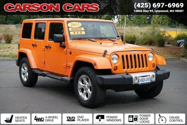 used 2013 Jeep Wrangler Unlimited car, priced at $14,995